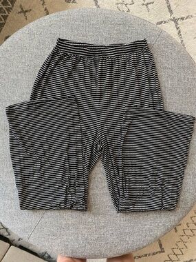 Forever 21 Black & White Striped Lounge Pants